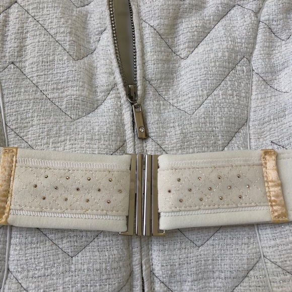 White House Black Market Tweed Vest, White, Small - Picture 3 of 10